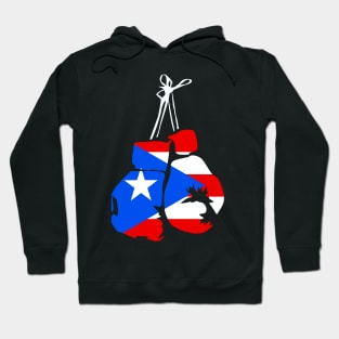 Puerto Rican Boxing Puerto Rico Flag for Puerto Rican Boxer Hoodie